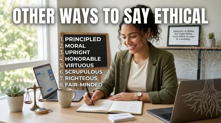 other ways to say ethical