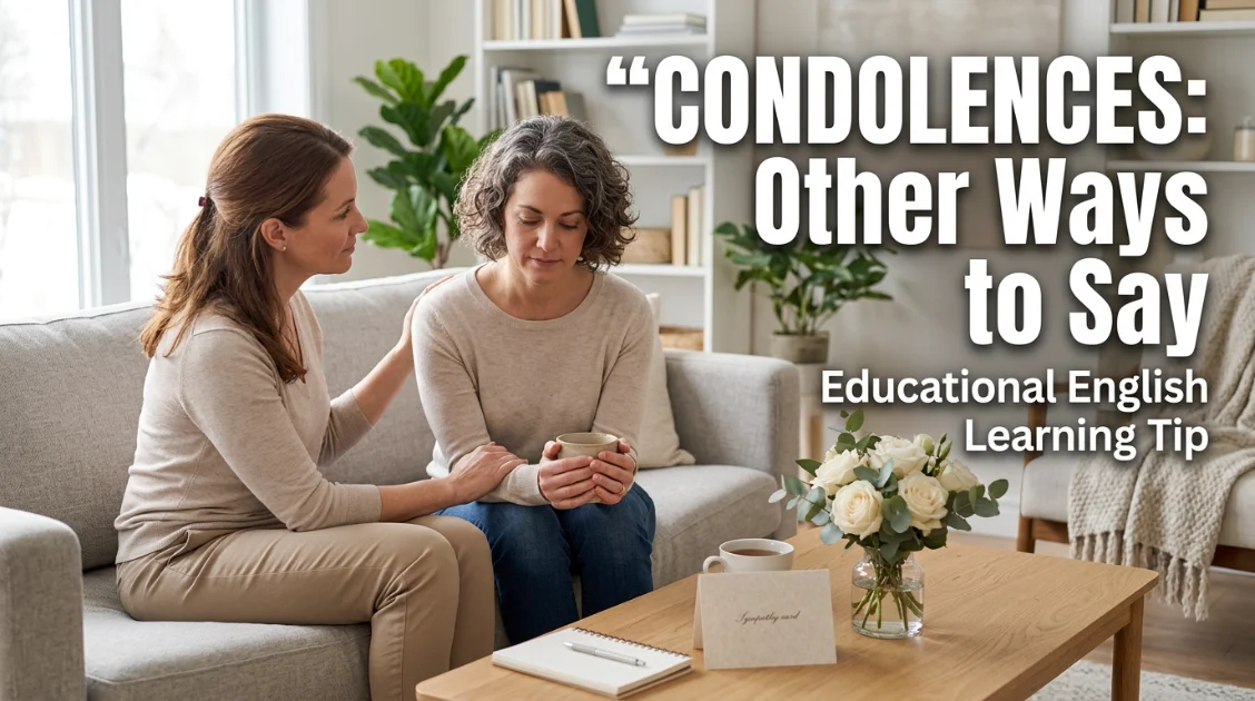 condolences other ways to say