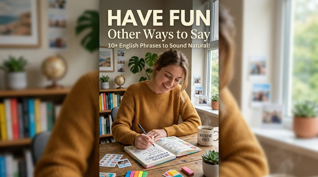 have fun other ways to say
