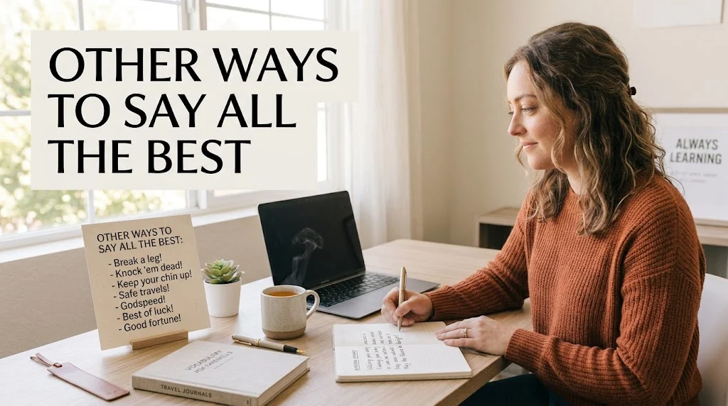other ways to say all the best