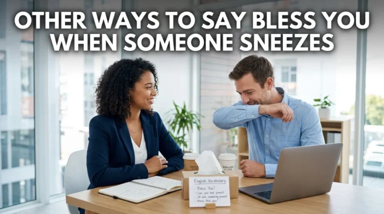 other ways to say bless you when someone sneezes