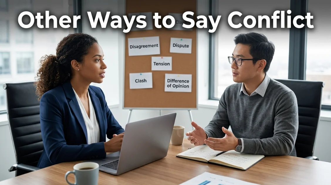 other ways to say conflict