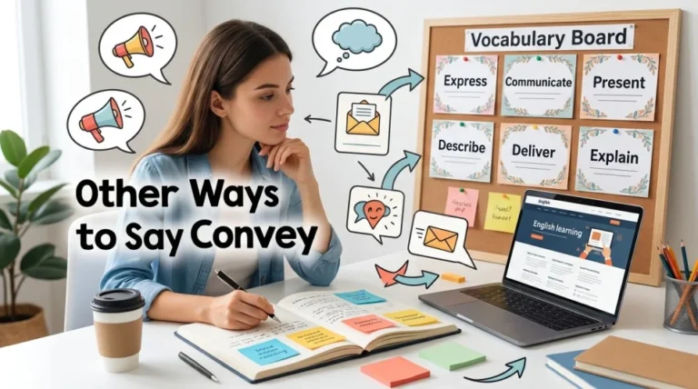 other ways to say convey