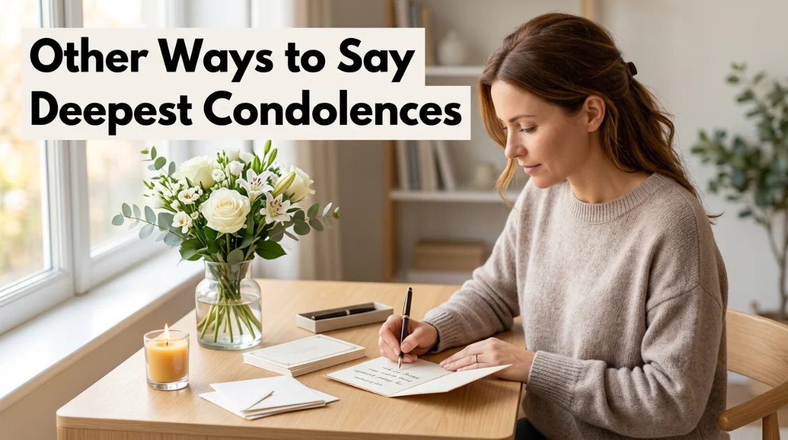 Other Ways to Say Deepest Condolences