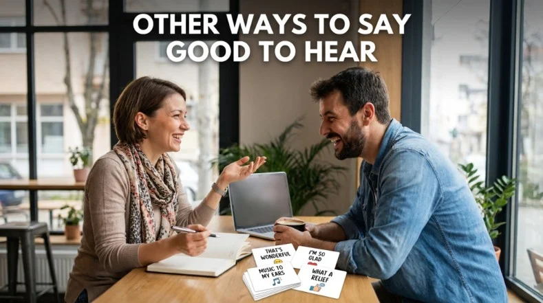 other ways to say good to hear