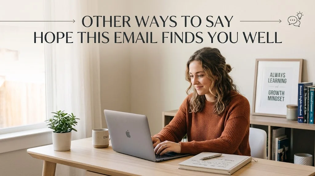 other ways to say hope this email finds you well