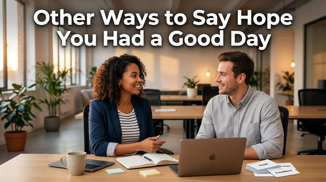 other ways to say hope you had a good day