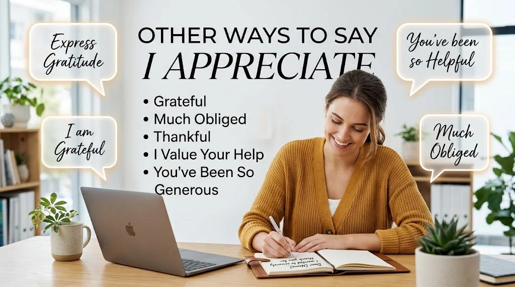 other ways to say i appreciate