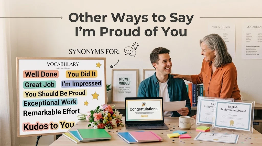 other ways to say i m proud of you