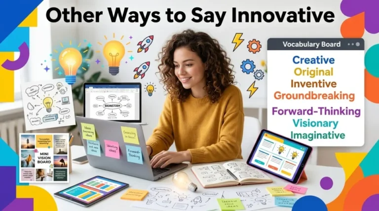 other ways to say innovative