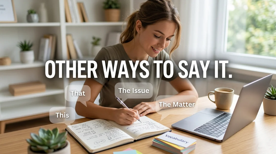 other ways to say it