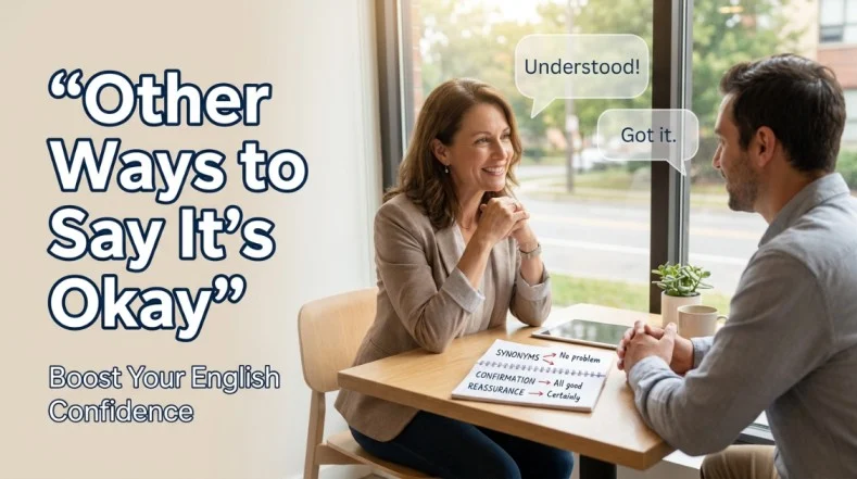 other ways to say it's okay