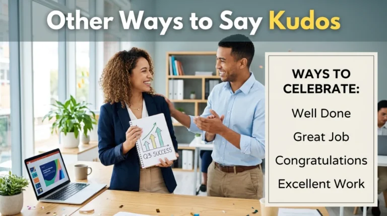 other ways to say kudos