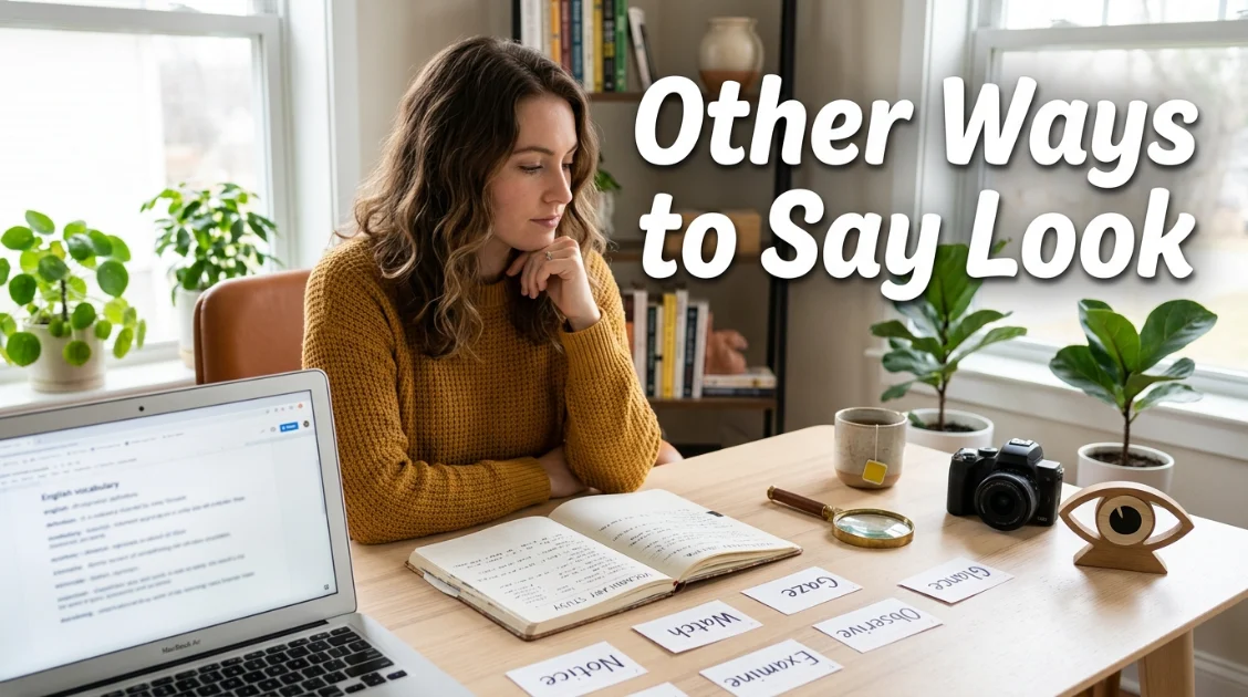 other ways to say look