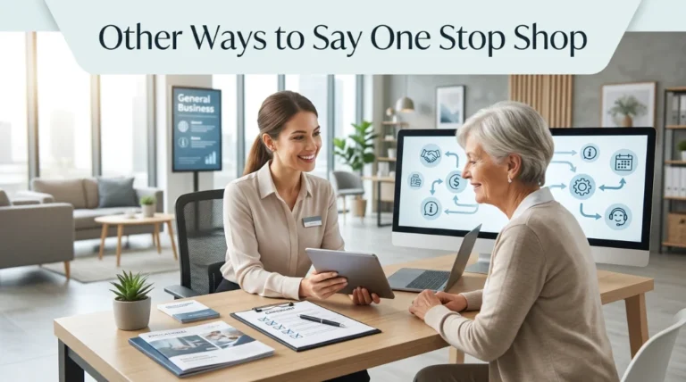 other ways to say one stop shop