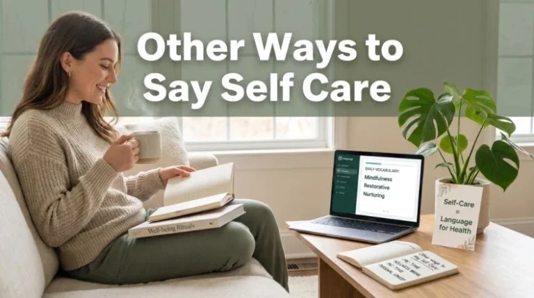 other ways to say self care