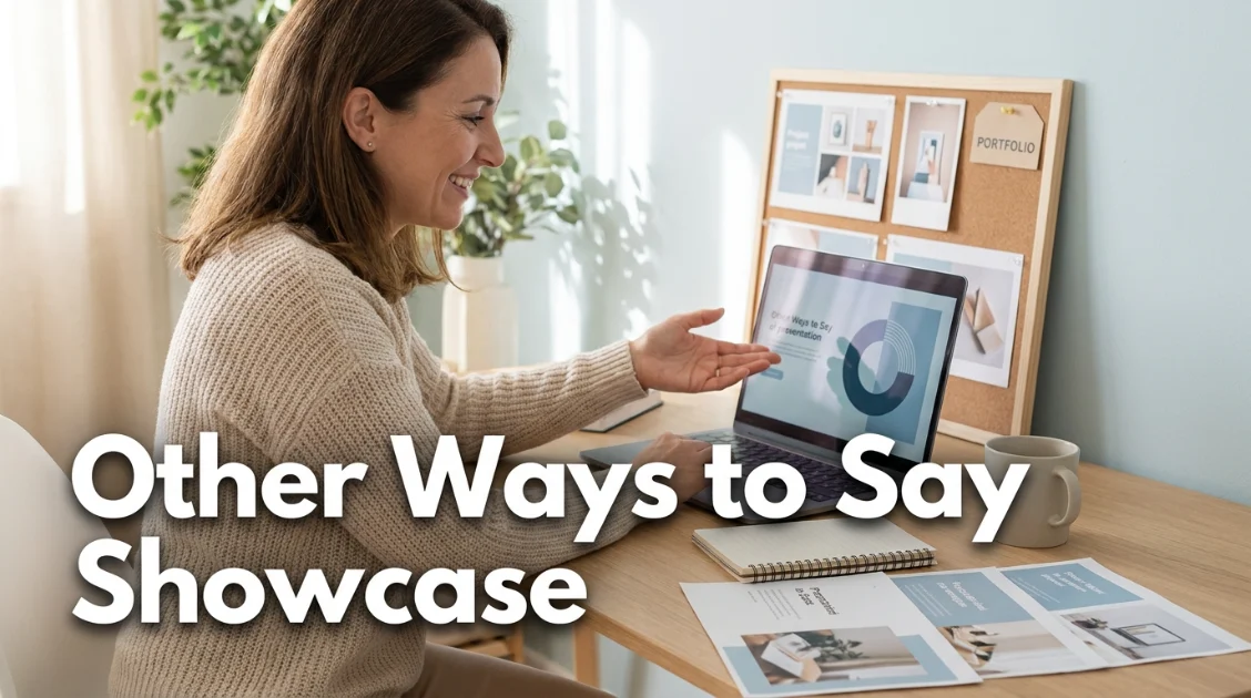 other ways to say showcase