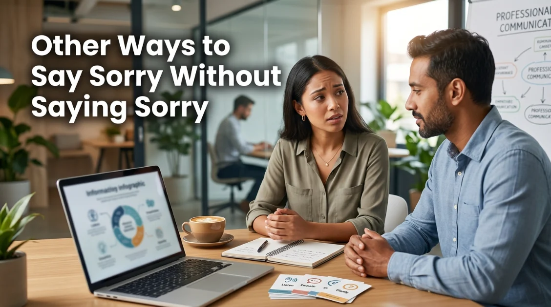 other ways to say sorry without saying sorry