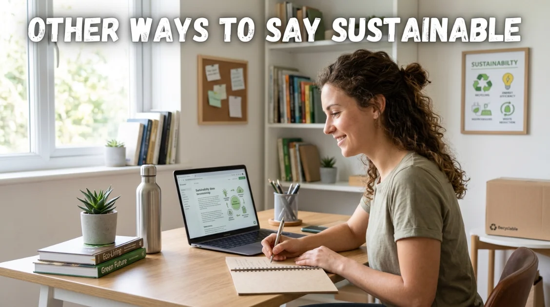 other ways to say sustainable