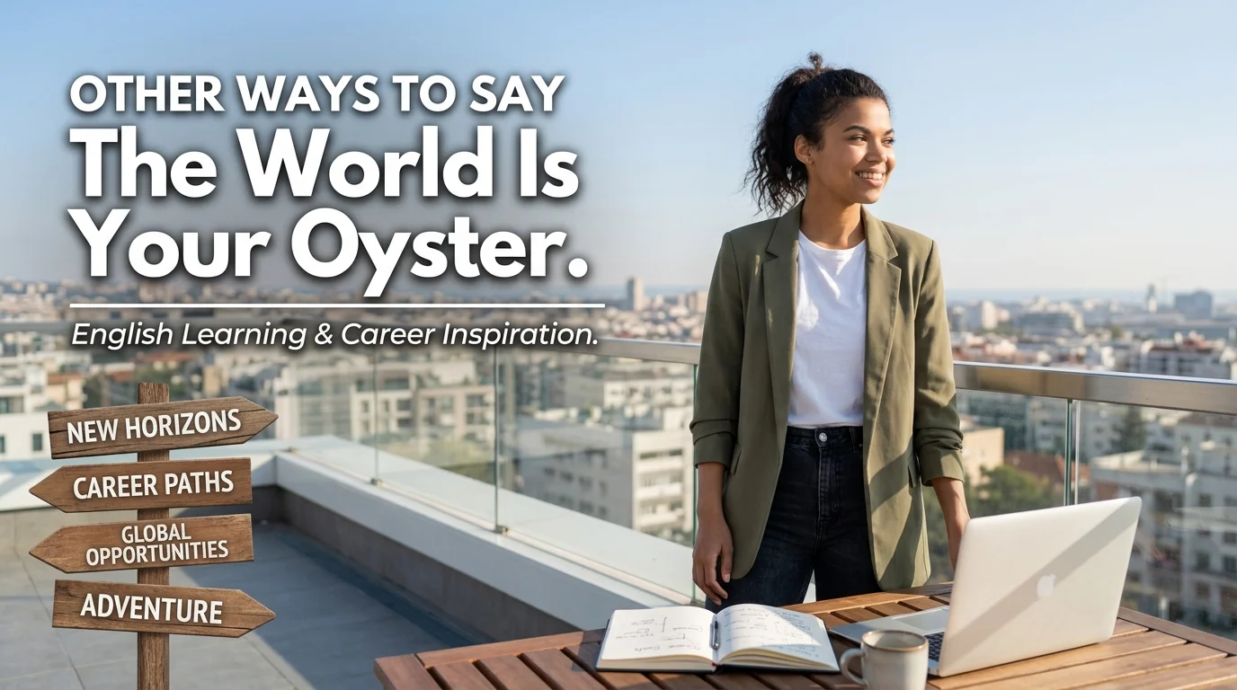 other ways to say the world is your oyster
