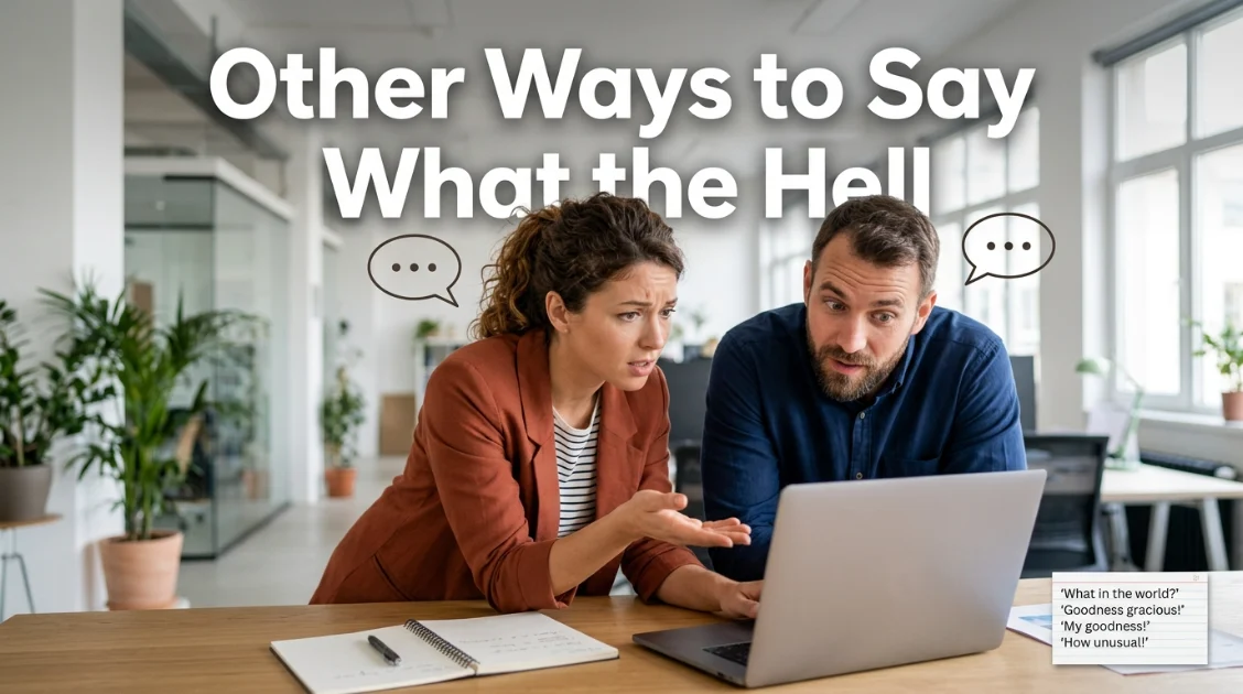 other ways to say what the hell