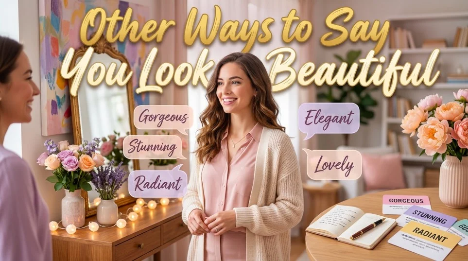 other ways to say you look beautiful
