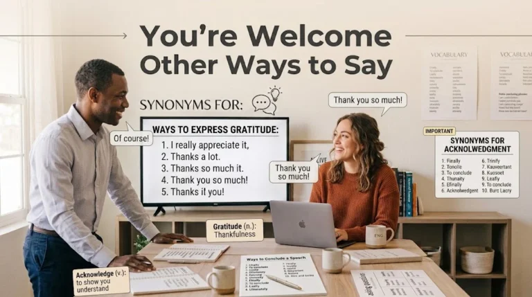 you're welcome other ways to say