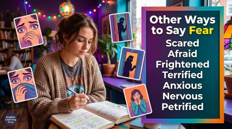 other ways to say fear
