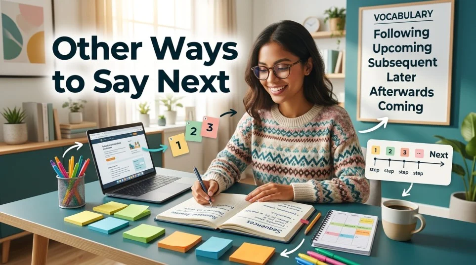 other ways to say next
